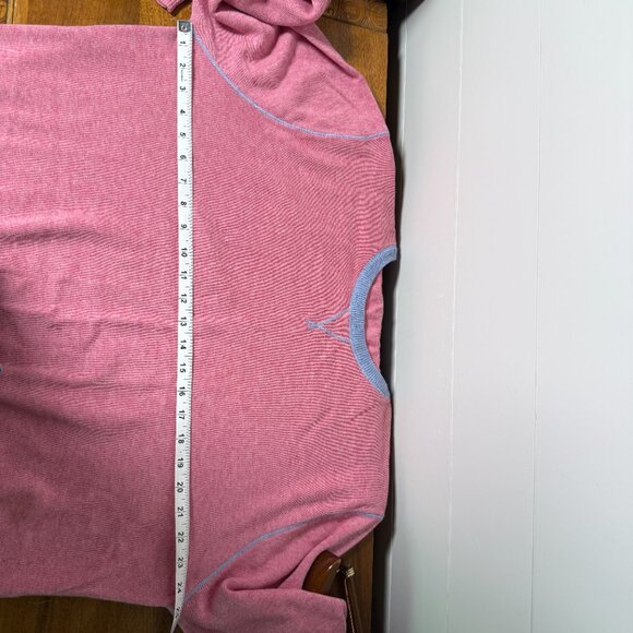 Stenstroms Cotton Cashmere Knit Sweater Pulloever Men's Size XXL Pink Blue - Picture 10 of 13